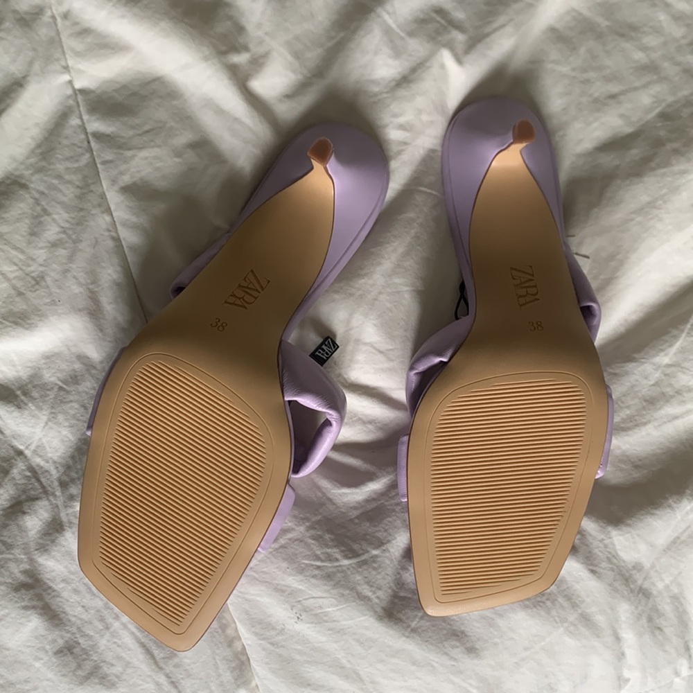 Purple Puffer Cloud Heels - Picture 3 of 6